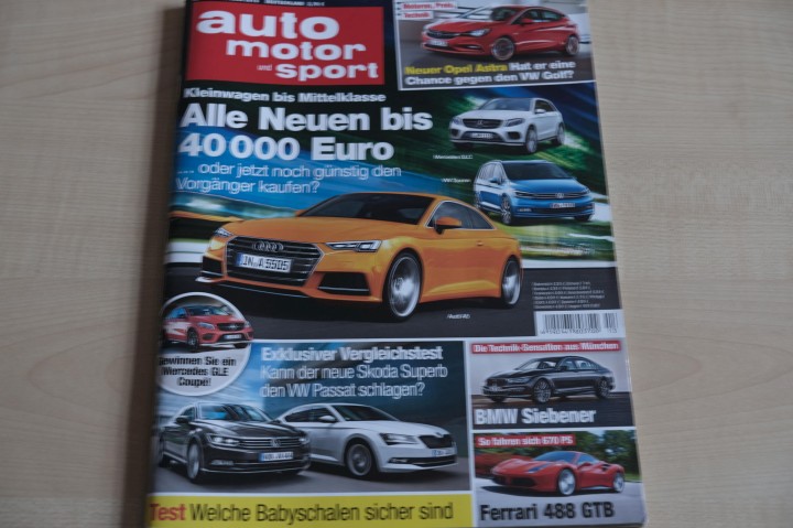 Deckblatt Auto Motor und Sport (13/2015)